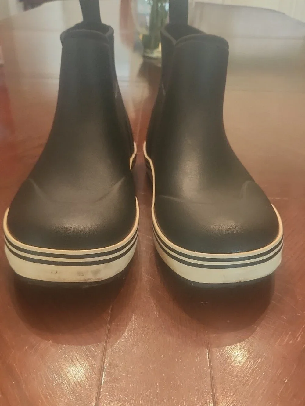 Magellan Outdoors Dark Navy Rubber Ankle Boots Size Mens 10D